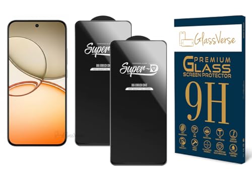 Image of GlassVerse 9H Gorilla Tempered Glass for Realme Narzo 90 5G | HD Clarity Screen Protector, Ultra Strong 9H Protection, Edge to Edge, Case Friendly, Hassle-less Installation Kit Included. (Pack of 2)