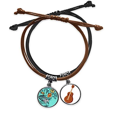 Cadena de mano con pulsera de guitarra, el regalo ideal para amantes del dibujo moderno