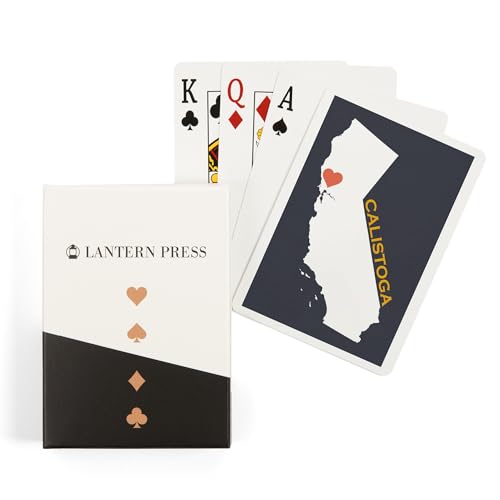Baraja de Cartas Póker Lantern Press Calistoga 52 naipes