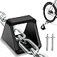 TYBYBB Wandanker Bodenanker Wandsicherung Fahrrad Bicycle Wall Anchor Kettenanker Wand Bodenanker Zubehör Anker mit 304 Edelstahlschrauben für E-Bike, Motorrad, Fahrradschloss Diebstahlschutz