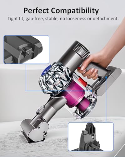 21.6v 6000mAh Replacement for V6 Battery Compatible with DC58 DC59 DC61 DC62 SV03 SV04 SV06 SV07 SV09 Absolute Animal Motorhead Handheld Cordless Vacuum Cleaner