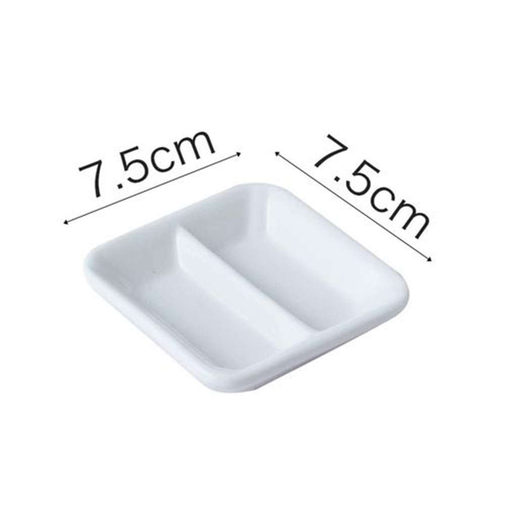 Mini ciotole Ciotole quadrate in ceramica, piatto piccolo for salsa di soia