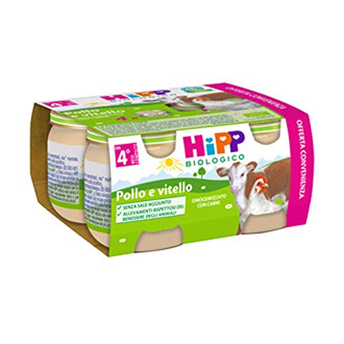 Hipp – Omogeneizzato Bio Pollo Vitello 4x80g Hipp