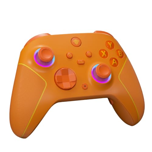 Image of SZYUYU Wireless 2.4GHz Controller for Xbox One, Xbox Series X|S, Steam PC (Orange)