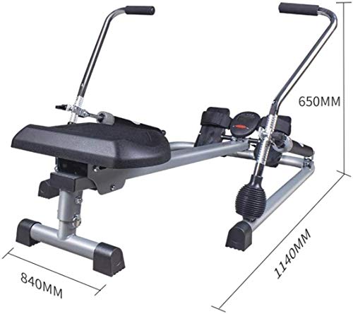 Image of Home Rowing Machine Rowing Machines for Home Use Hydraulic Rower Trainer Rowing Bench Workout Machine Fitness Equipment with LCD Monitor Maximum Load 120kg Suitable for Office Balcony