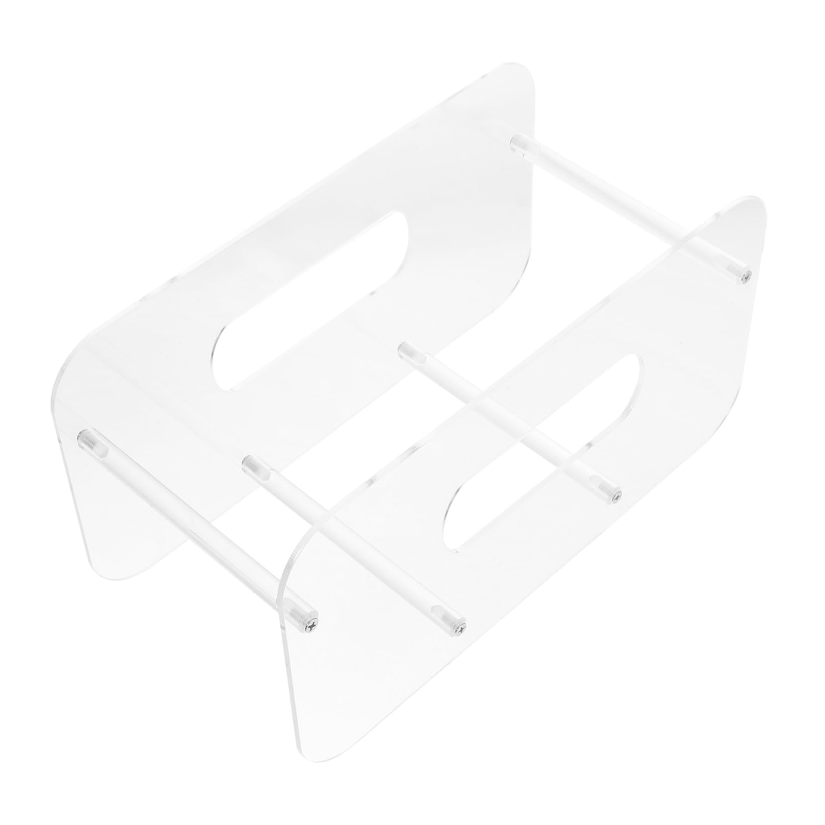 ULDIGI Acrylic Plate Rack Small Plate Stand for Kitchen Home Restaurant Rv and Camper