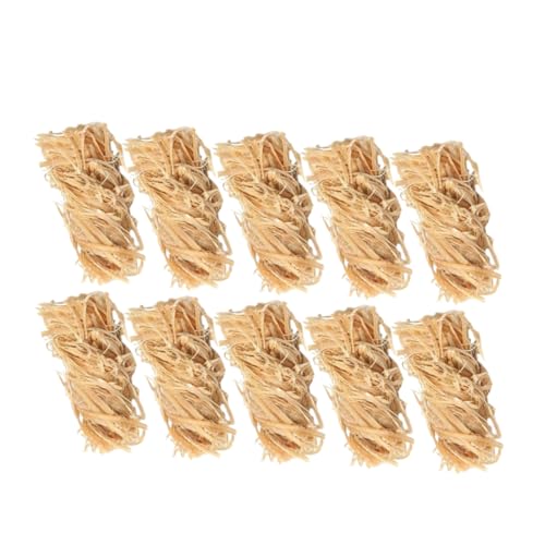 Toyvian 12pcs Natural Firelighters Quick for Campfires Bbqs Outdoor Cooking Lightweight for Easy Ignition Heat