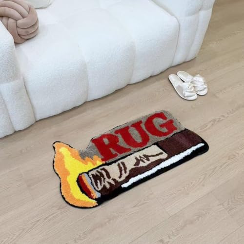 Tapete Decorativo Flame Tufted LAKEA 80x42 cm miniatura 2