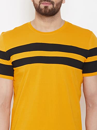 Image of AUSK T-Shirt for Mens Double Stripes on Chest