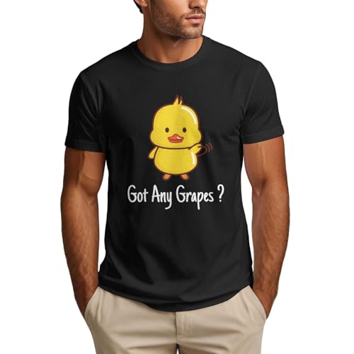 Anceky Camiseta con Meme gráfico de Pato Divertido Tengo Uvas