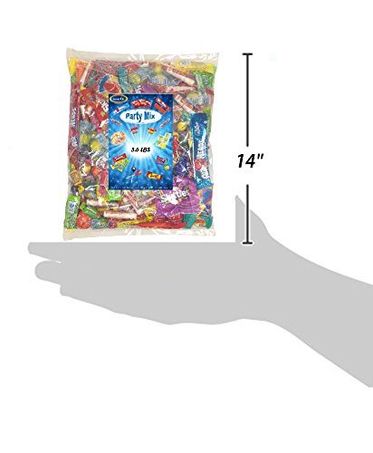 Assorted Candy Variety Mix 3.6 Lbs - Huge Party Mix Bulk Bag of: Smarties, Lemonheads, jawbreakers, Laffy Taffy and Much More!
