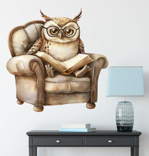 Vinilos Decorativos Adhesivos de Pared con Búhos y Animales miniatura 1