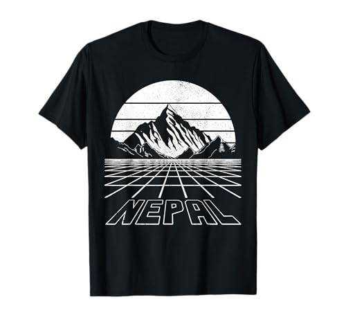 Montagnes du Népal Himalaya Mont Everest Souvenir népalais T-Shirt