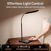 LEPOWER Desk Lamp, 800LM LED for Home Office, True Eye-Caring for Reading — image 7