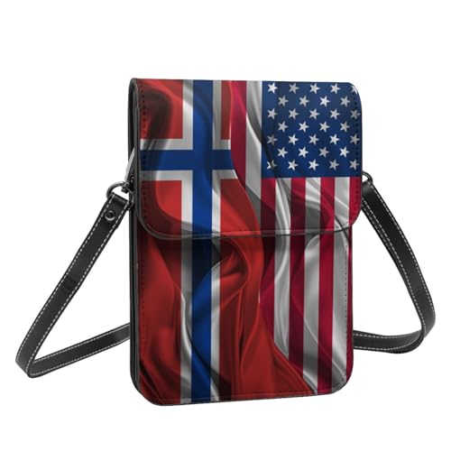 Vintage America Argentina Argentinean Silk Flag Small Crossbody Purse Cell Phone Bag for Women3