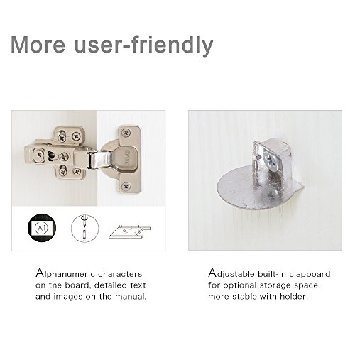 Eclife 14" Bathroom Vanity And Sink Combo White Small Vanity Set With Adjustable Built-In Clapboard & Soft Closing Door Design (Single Cabinet) #TOP4