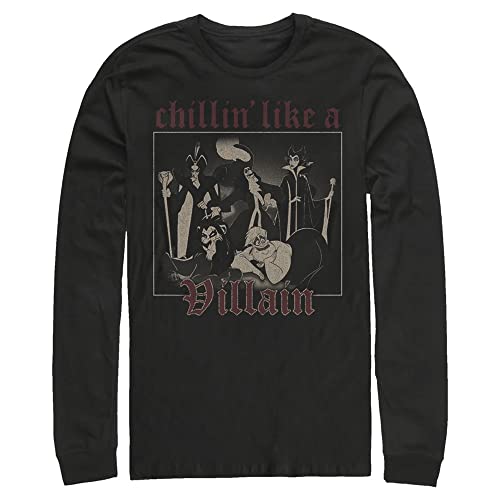 T-Shirt Villain Chill Homme Disney en coton noir coupe standard