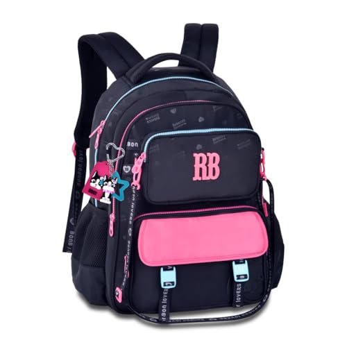 Mochila de Costas Rebecca Bonbon Urban Mix 2 em 1 RB26227 Com Bolsinha Removível (Preto)