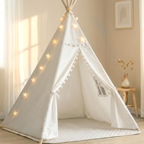 Teepee Tent with Starry Lights