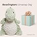 Bearington Dinosaur Stuffed Animal Dinosaur Plush T-Rex Green Dino Stuffy, Cute Plushies for Kids Boys & Girls