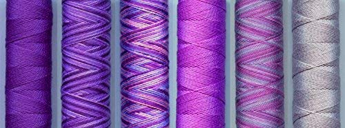 Sue Spargo Sue Spargo Eleganza #5 Perle 40yd Spools Polished Cotton Thread for Embroidery Bundle A - "Artemis"