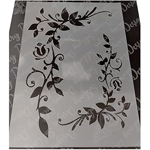 Rose Flower 2 Size Stencil Furniture Painting Crafting Supply Shabby Chic Style 1x A4 297x210mm Cover