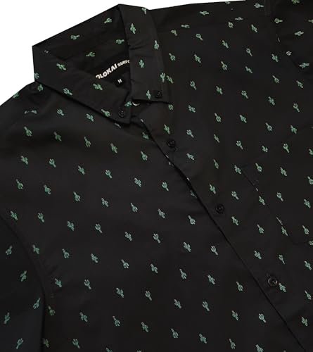 Image of Molokai Surf Button Down Slim Fit Hawaiian Short Sleeve Shirts