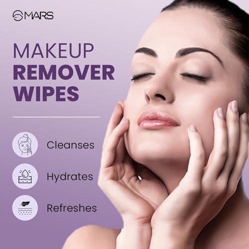 MARS Makeup Remover Wet Wipes for Face | 30 Cotton Soft Wipes | Hydrating & Refreshing | Enriched with Green Tea & Aloe Vera Extract | Soothing & Maintains pH Balance | Gentle... - Image 5