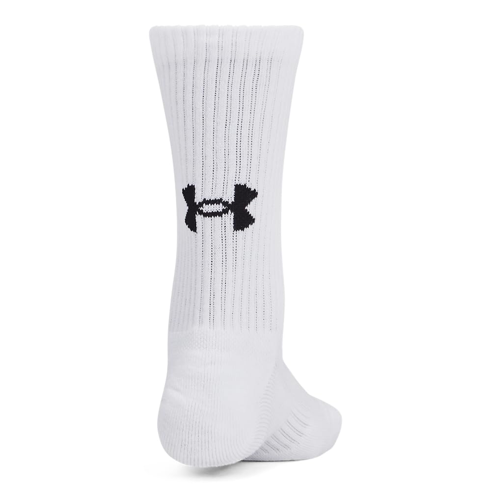 Under Armour Unisex Kinder Youth Training Cotton Crew Socks 6 Pack Socke (12er Pack)