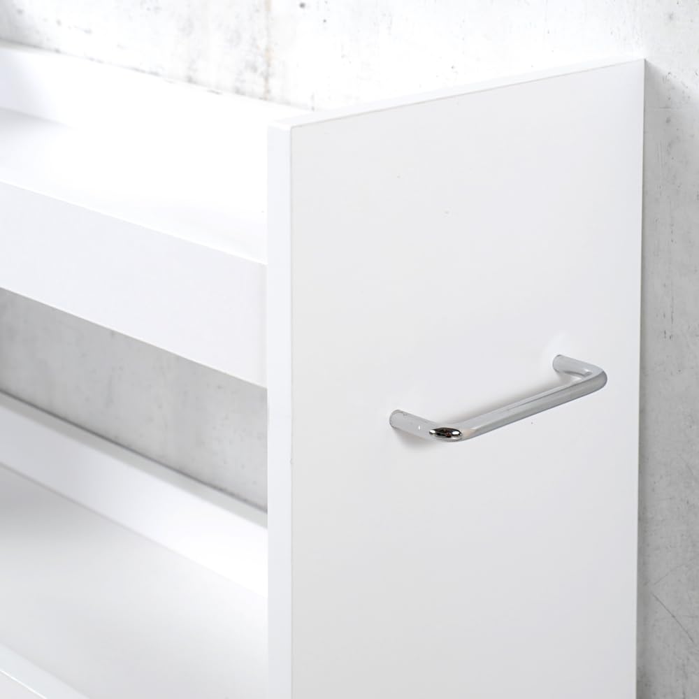 Kesper |Estantería para nicho, Material: aglomerado con Certificado FSC, Revestimiento de melamina, Dimensiones: 50 x 15 cm, Altura: 79 cm, Color: Blanco | 24854 13