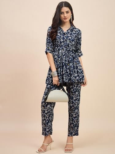 Image of Truvon Fashions Women's Co-Ords Set, Kurta and Pant Set