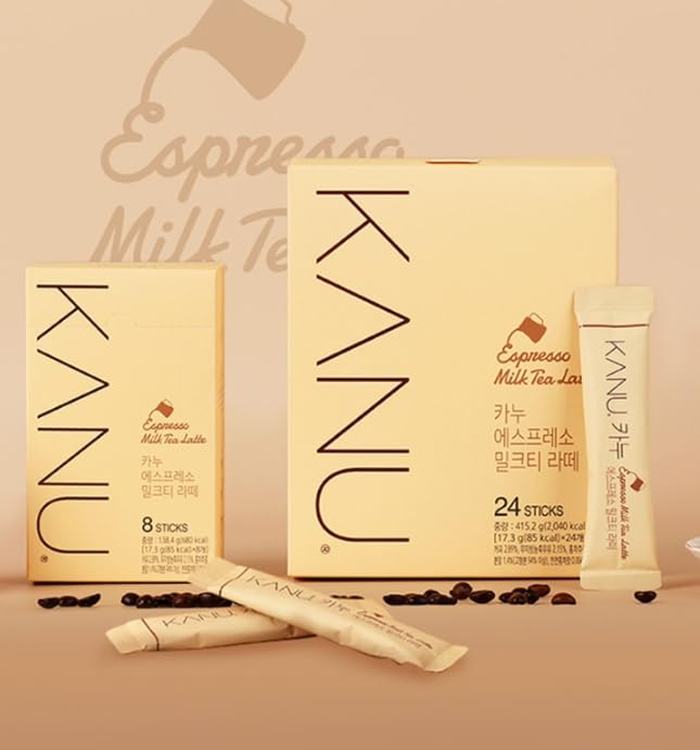 Kanu Maxim Latte Instant Coffee (17.3g x 24t, Milk Tea)