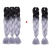 Traje para trenzas de caja, Senegal Twist, trenzas africanas, etc.