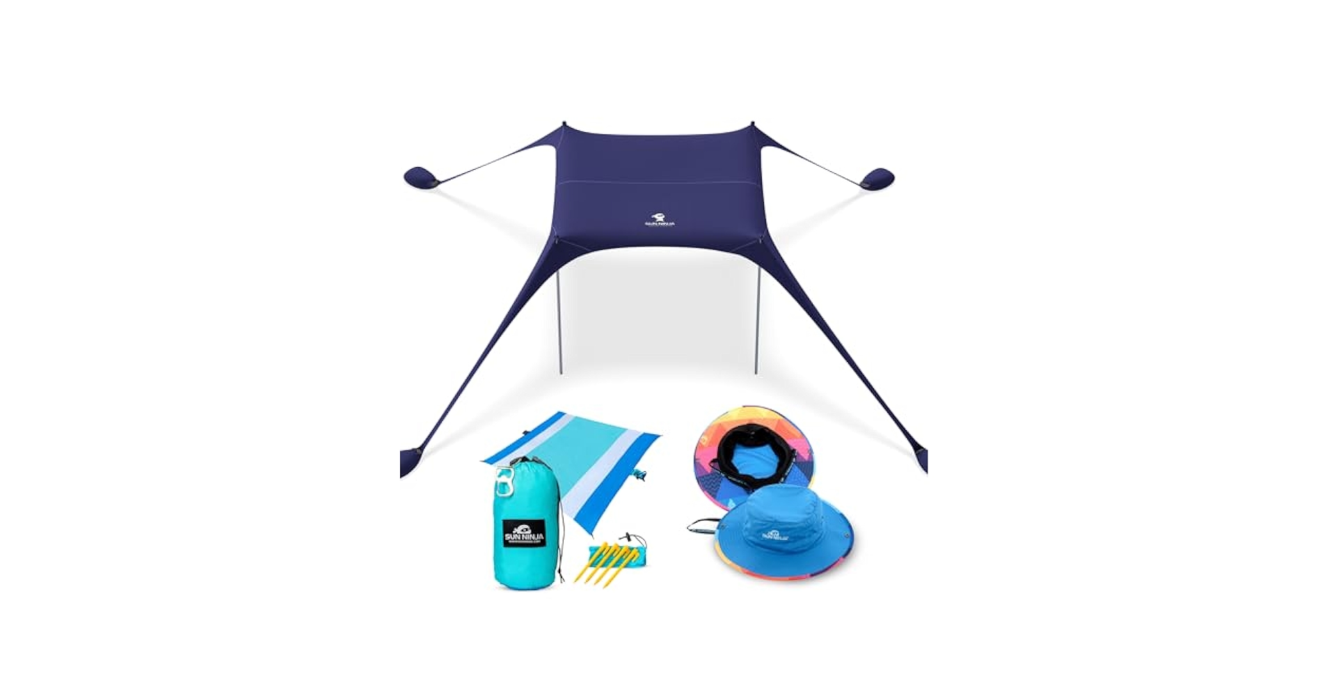アウトドア寝具 sun Amazon.com: SUN NINJA Baby Pop-up Beach Tent, UPF50+ Beach