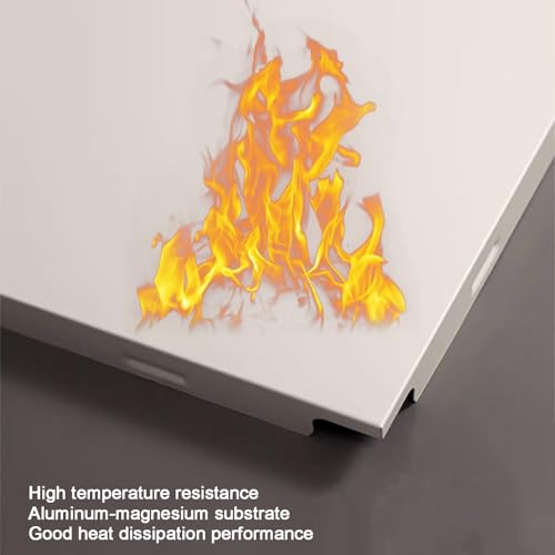 Paneles de azulejos de techo lisos lavables con hoja de cubierta de aluminio 5