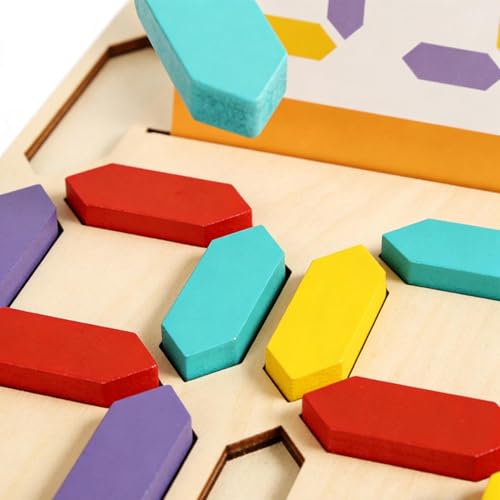 Juego de bloques y emparejamiento ideal para desarrollar la lógica infantil 7