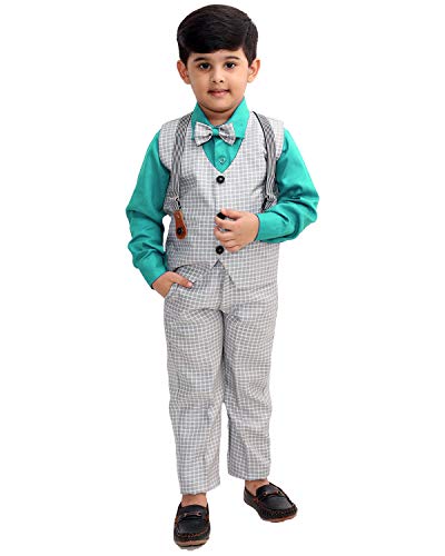 Image of FOURFOLDS Boy's 3-Piece Suit