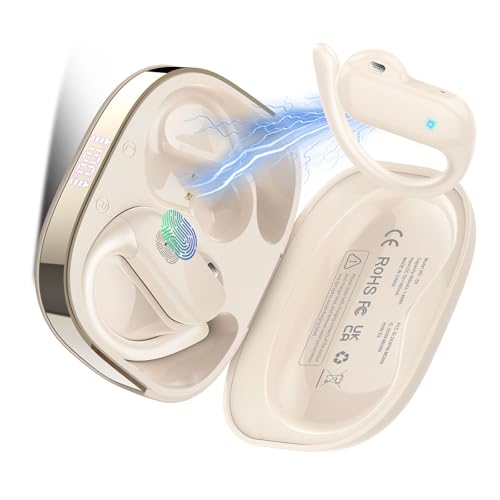 DUSONLAP AI Auriculares tradutor em tempo real 164 idiomas, 3 em 1 AInstantâneo de voz com áudio e videochamadas, branco