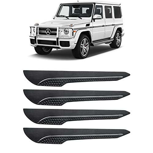 Image of AOSIS-Car Bumper Protector /Bumper Guard for MercedesBenz G-Class with Single Chrome Stripe (4-Pcs)