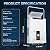 GEARPASS Propane Tankless Water Heater Outdoor, 2.11 GPM 8L, Portable Gas Water Heater with Handle and Digital Display, Instant Hot Water for RV, Cabin, Pet Bathing, Camping