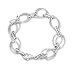 Produktbild Miore Armband - Armreif Damen Kette Silberfarbig 925 Sterling Silber  19 cm