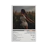 WK GIURETRH Madison Beer - Silence Between Songs Canvas Poster Bedroom Decoration Landscape Office Valentine's Birthday Gift Unframe-style12x18inch(30x45cm)