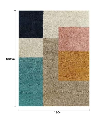 Image of Presence Gorgeous Design of Super Soft Shaggy Carpet for Living Room, Bedroom, Hall and Anywhere in Home. [4x6 feet]