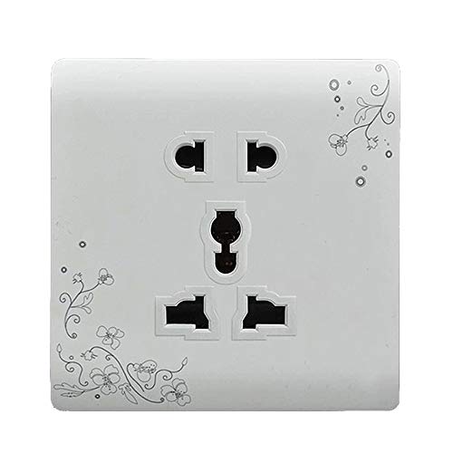 ROZIN Interruptor De Encendido/Apagado De Pared De Moda Cosmall 1/2/3/4 Gang 1 Way Marfil Blanco Breve Arte Tejer Interruptor De Luz AC 110~250V,5 Hole