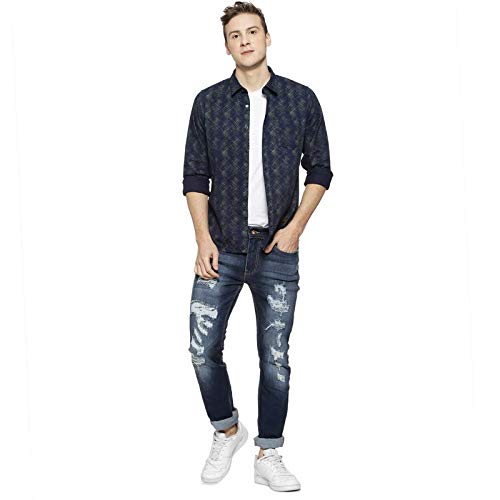 Image of CAHOOT Checkered Men's Full Sleeve Casual Shirt