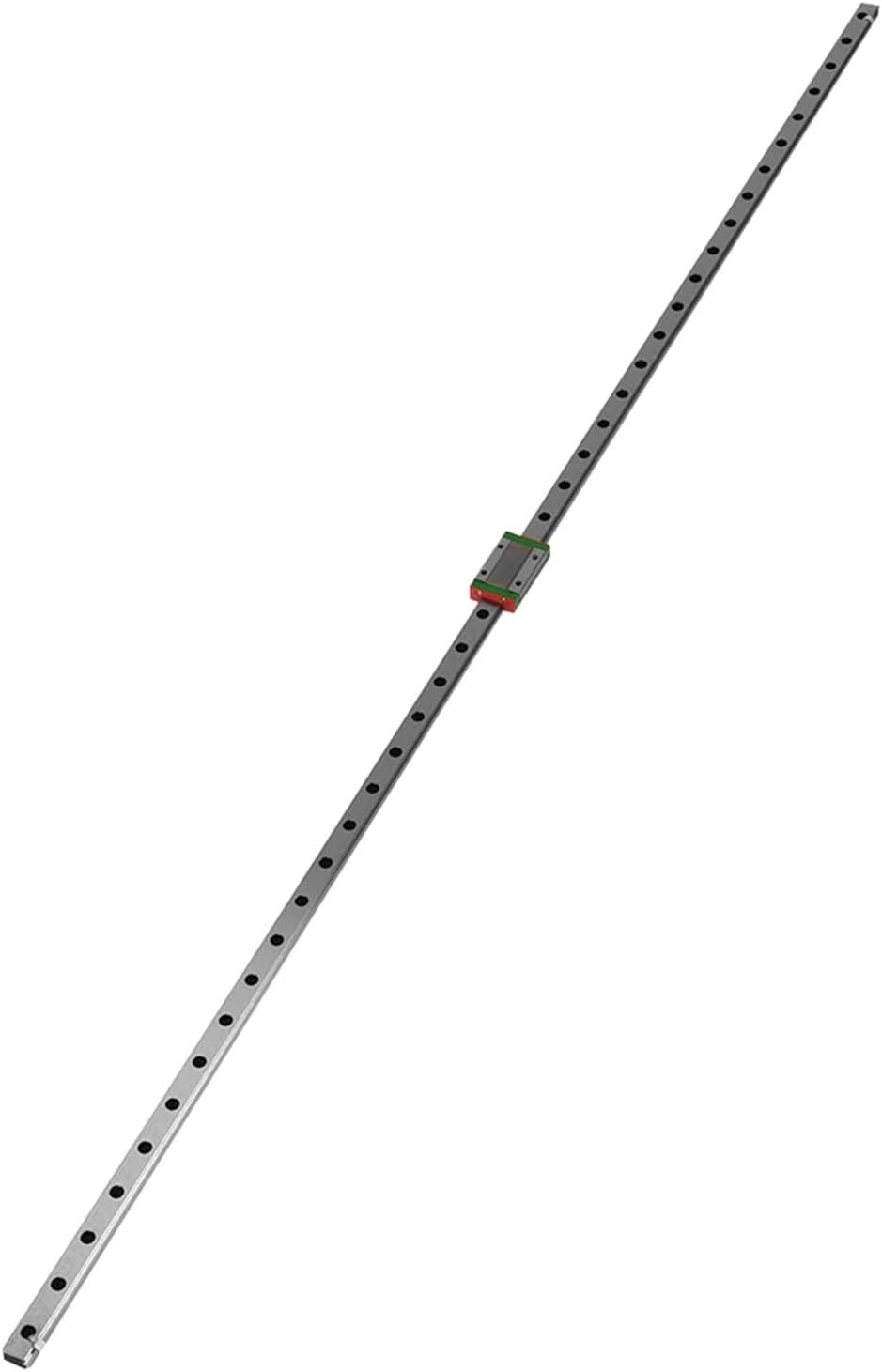 Linear Rail Linear Motion Rail Linear Rail Carriage MGN12H Steel Linear Rail 1000mm Length 27mm Width Slide Block