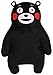 DINEGG Juguetes de Peluche Anime japón Mascota Kumamon Oso de Felpa Almohada Adorable muñeca Oso Negro Suave Peluche Animal Juguetes para niños 50 cm YMMSTORY