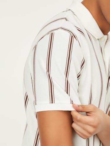 Image of Max Men Striped Polo T-Shirt