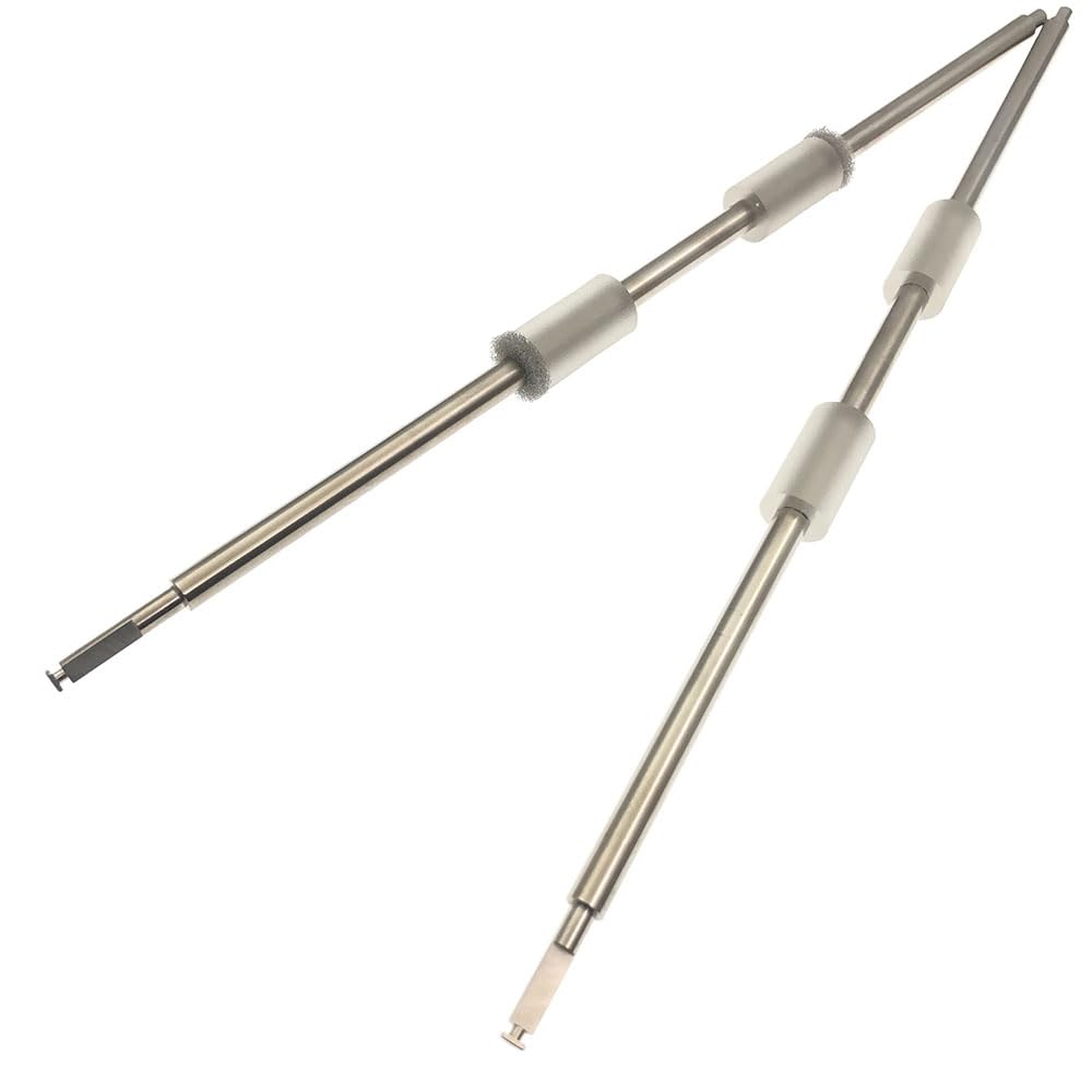 Rodillo de alimentación de papel escáner + rodillo de salida con eje compatible con Fujitsu S1500 S1500M fi-6110 N1800 S510M S510 S500M S500 fi-5110 (rodillo de alimentación de papel de escáner)