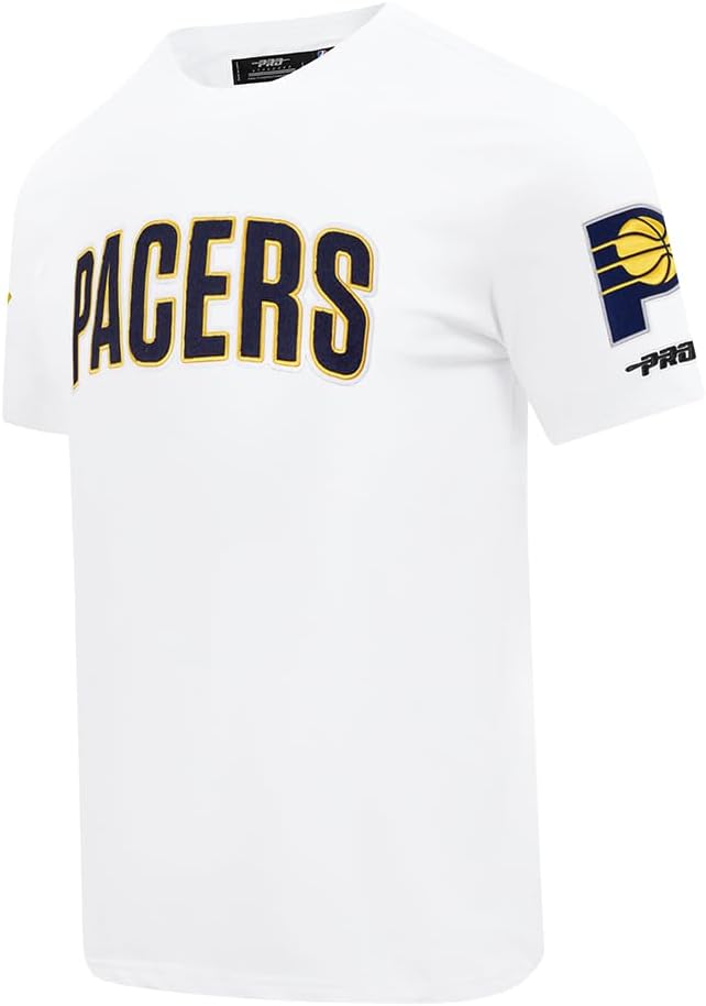 Pro Standard Mens NBA Indiana Pacers Tyrese Haliburton #0 Classic Player Short Sleeve Tee White 2XL - Image 3